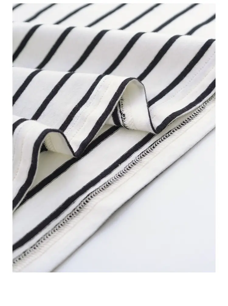 Korean Striped Long Sleeve T-Shirt Women Spring Autumn — feature 6