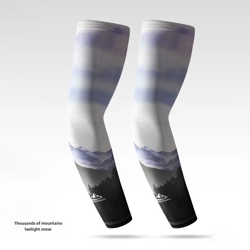 Men Ice Silk Arm Sleeve Sunscreen for Outdoor Sports Driving Cycling - Image 5