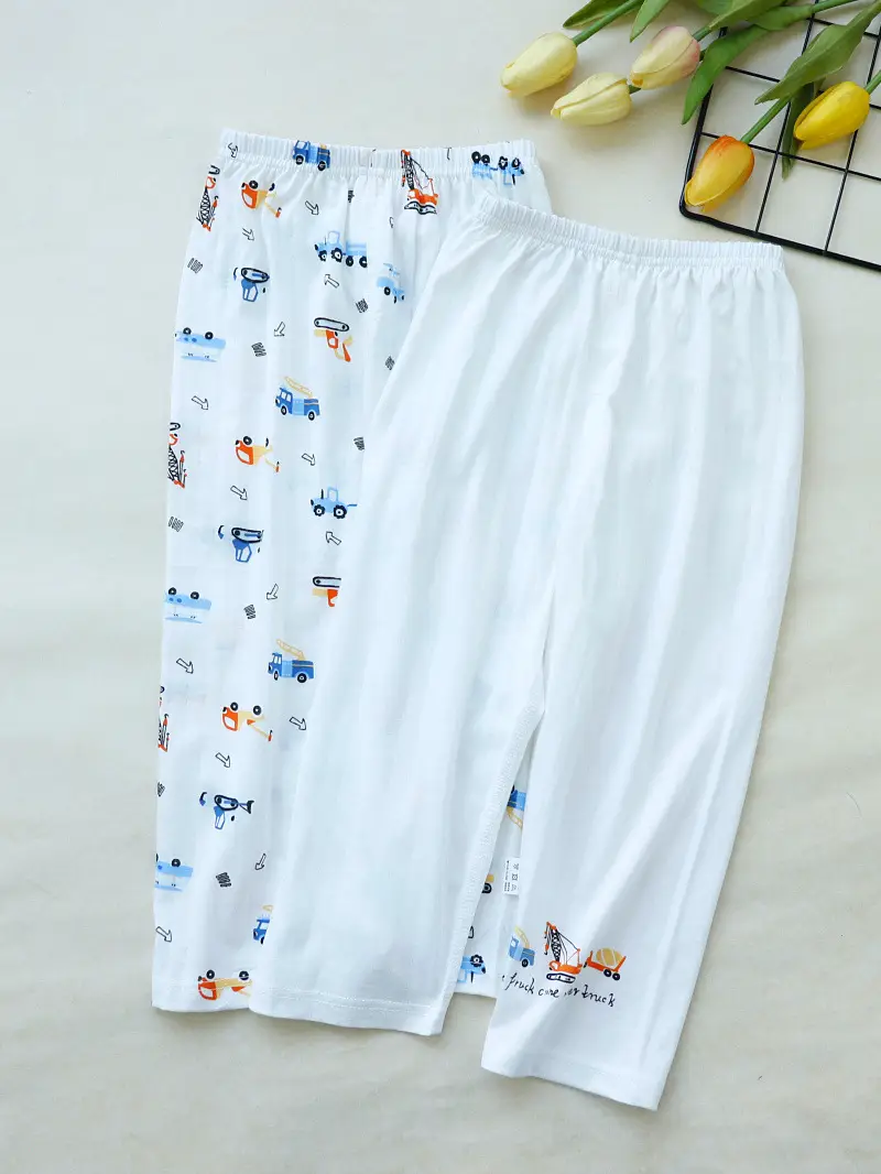 Children's Cute Cotton Bottoming Pajamas for Girls Boys