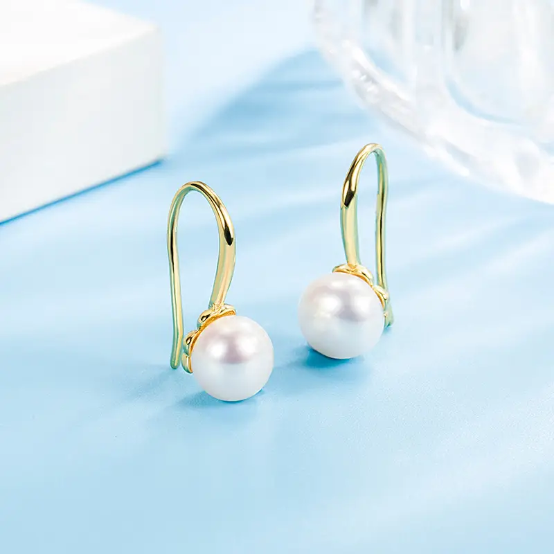 Luxury Pearl Flower Ear Hooks for Women - Image 3