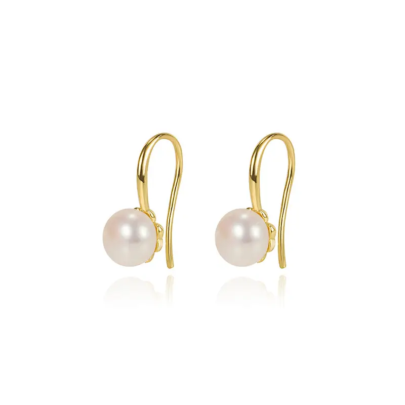 Luxury Pearl Flower Ear Hooks for Women - Image 5