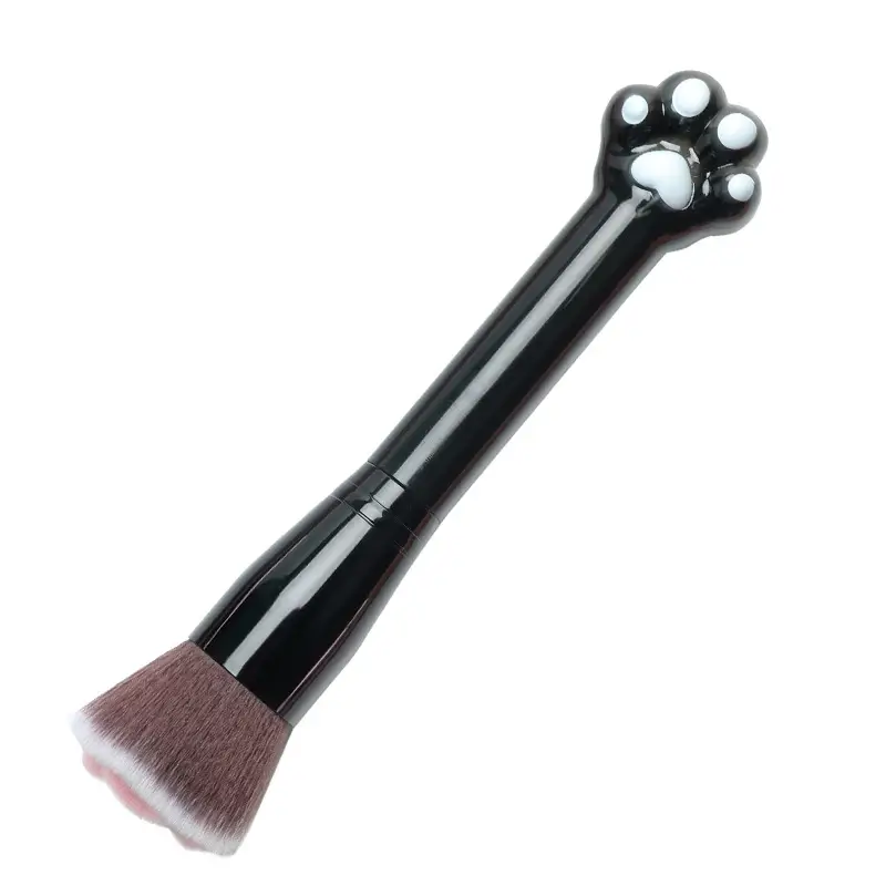 Cat's Claw Makeup Brush Mirror with Nylon Brushes - Image 2