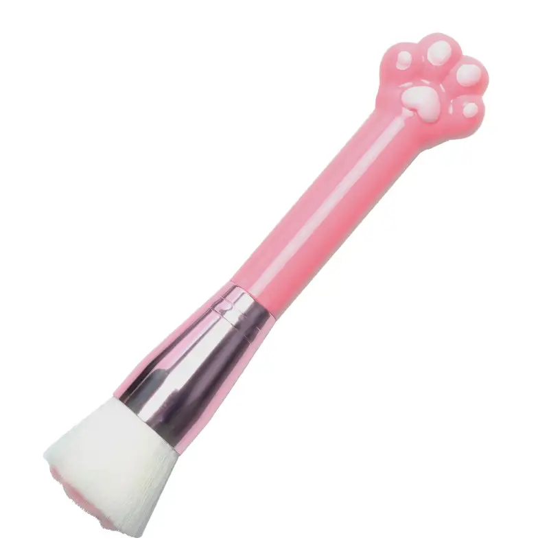 Cat's Claw Makeup Brush Mirror with Nylon Brushes - Image 3