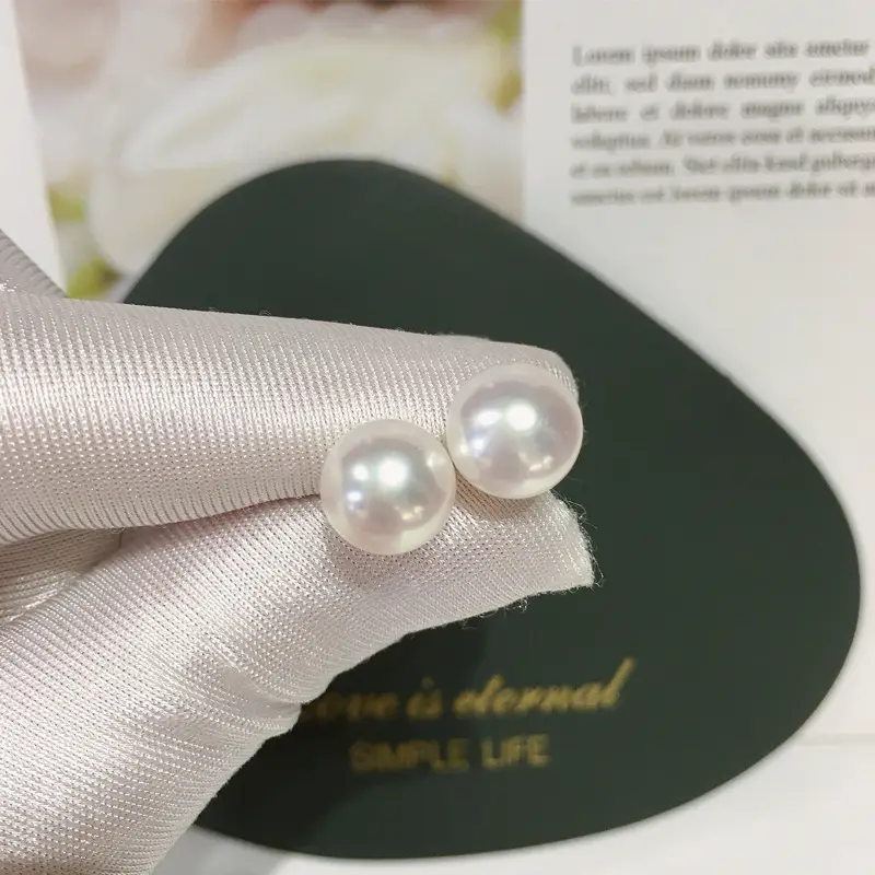 Zhenyun Pearl Earrings S925 Sterling Silver Full Flawless — feature 12