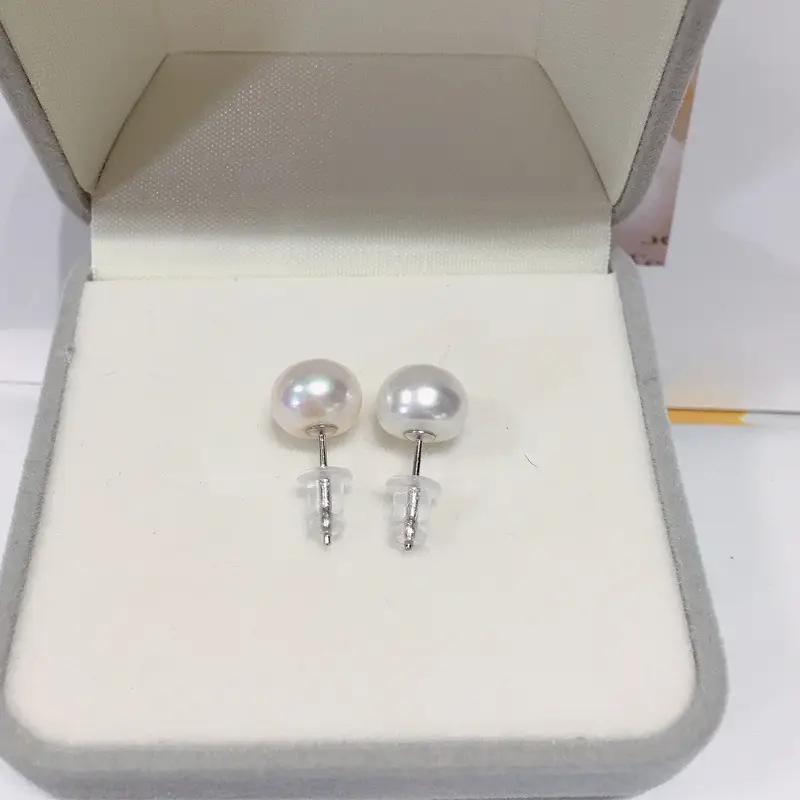 Zhenyun Pearl Earrings S925 Sterling Silver Full Flawless — feature 15