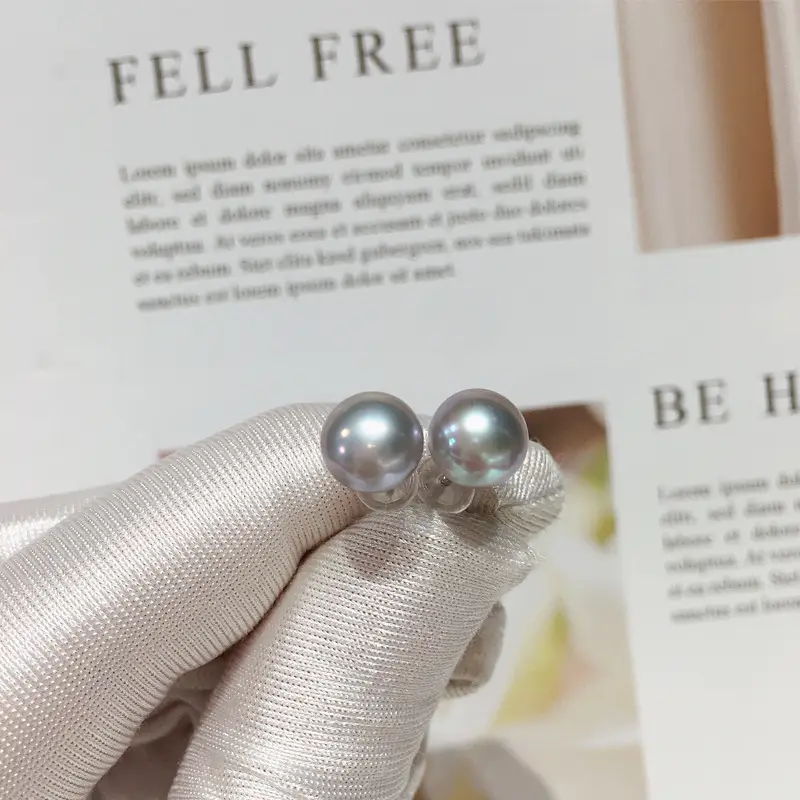 Zhenyun Pearl Earrings S925 Sterling Silver Full Flawless — feature 17