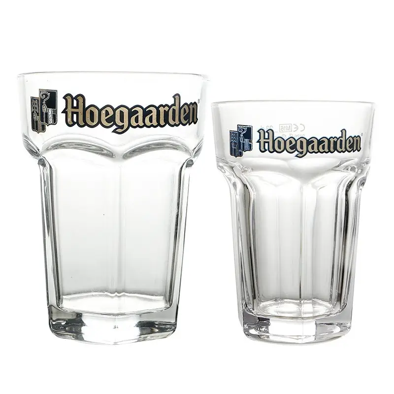 Belgium Fujia White Beer Mug Oversized Glass - Image 4