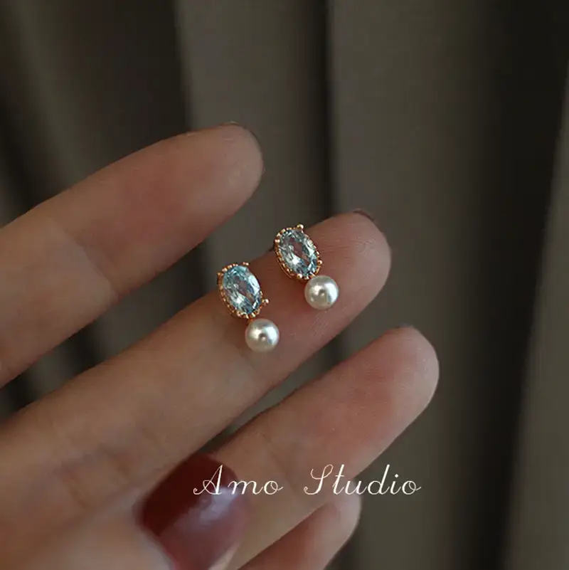 Blue Sea Topaz Earrings for Women 2022 — feature 6