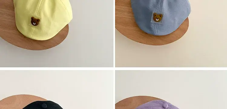 Korean Bear Forward Cap for Kids 1-2 Years — feature 16
