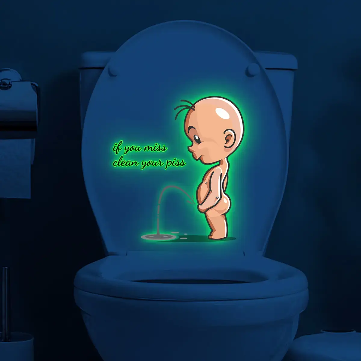 Self-Adhesive Fun Luminous Toilet Stickers for Kids - Image 9