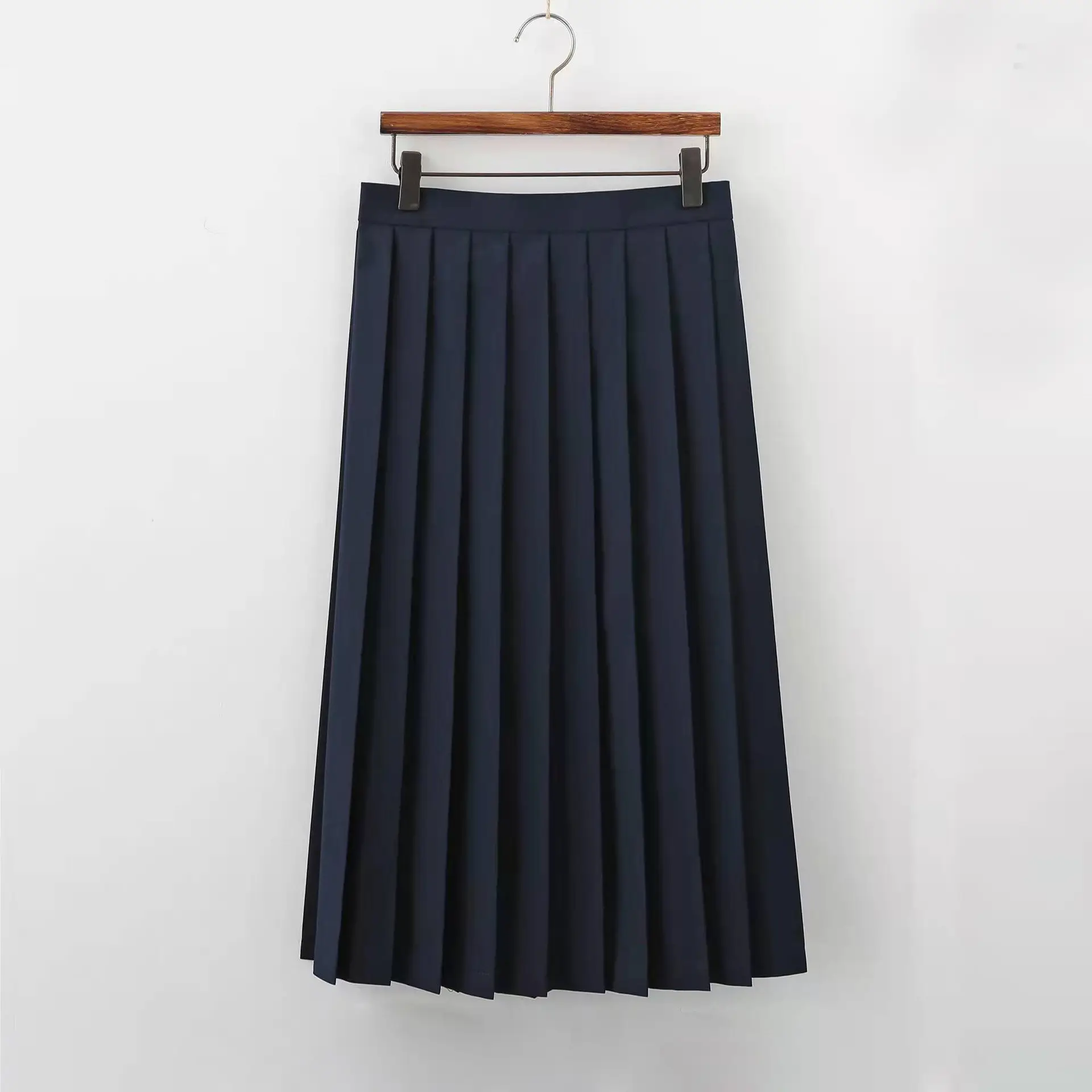 Navy Blue Japanese School Uniform Skirt Set - Image 7