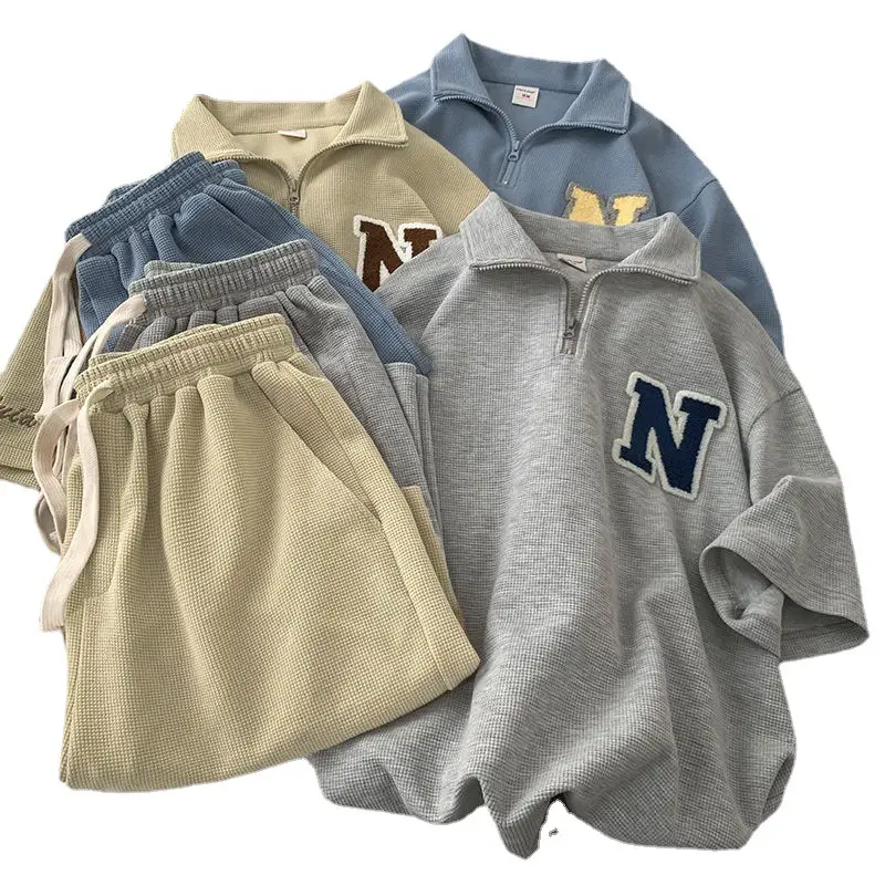 Women's 2025 Summer Korean Style Hoodie & Shorts Set - Image 5