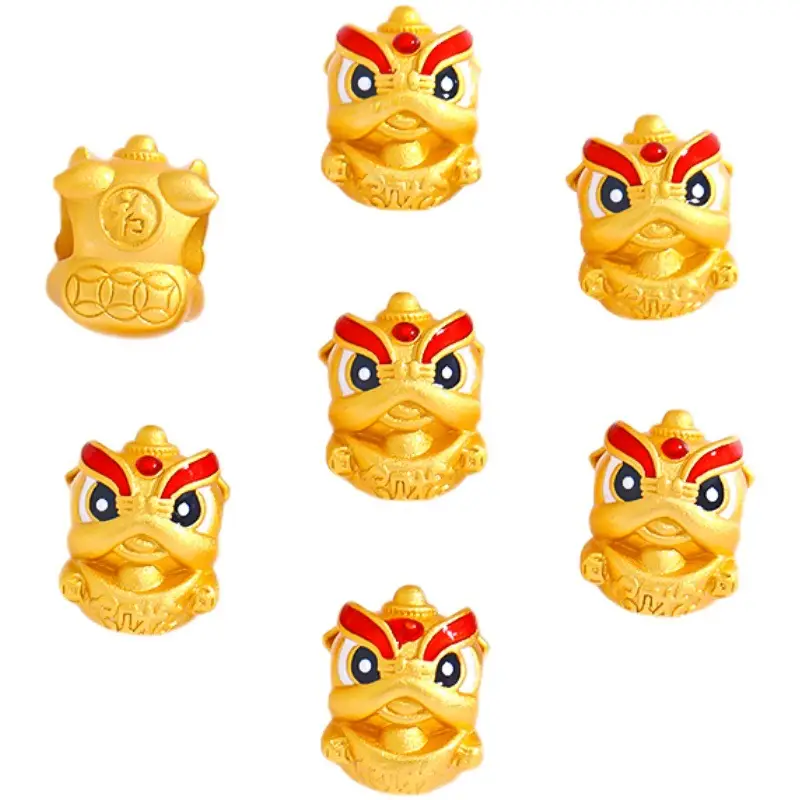 Gold Dragon Design Jewelry Set, 1 Pc, Non-Fading, Stylish, New Arrival - Image 6