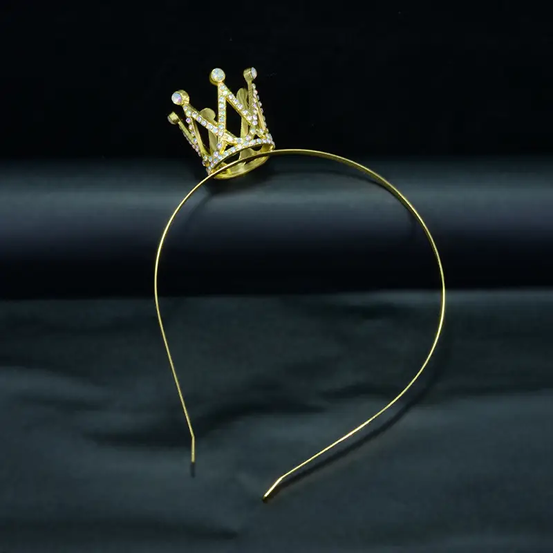 Bright Diamond Princess Crown Headband for Girls - Image 5