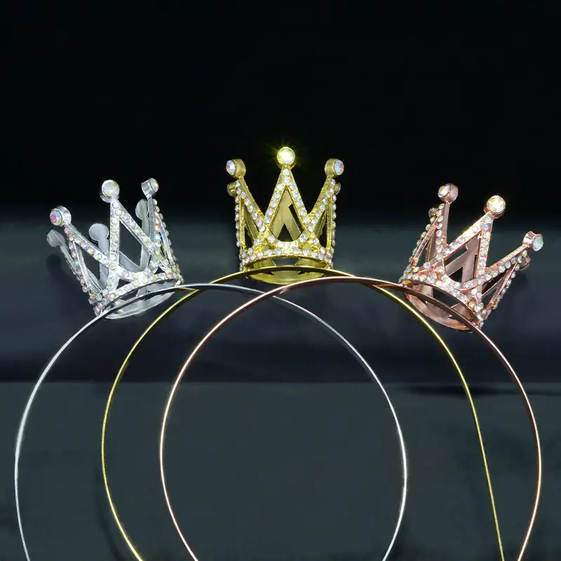 Bright Diamond Princess Crown Headband for Girls — feature 2