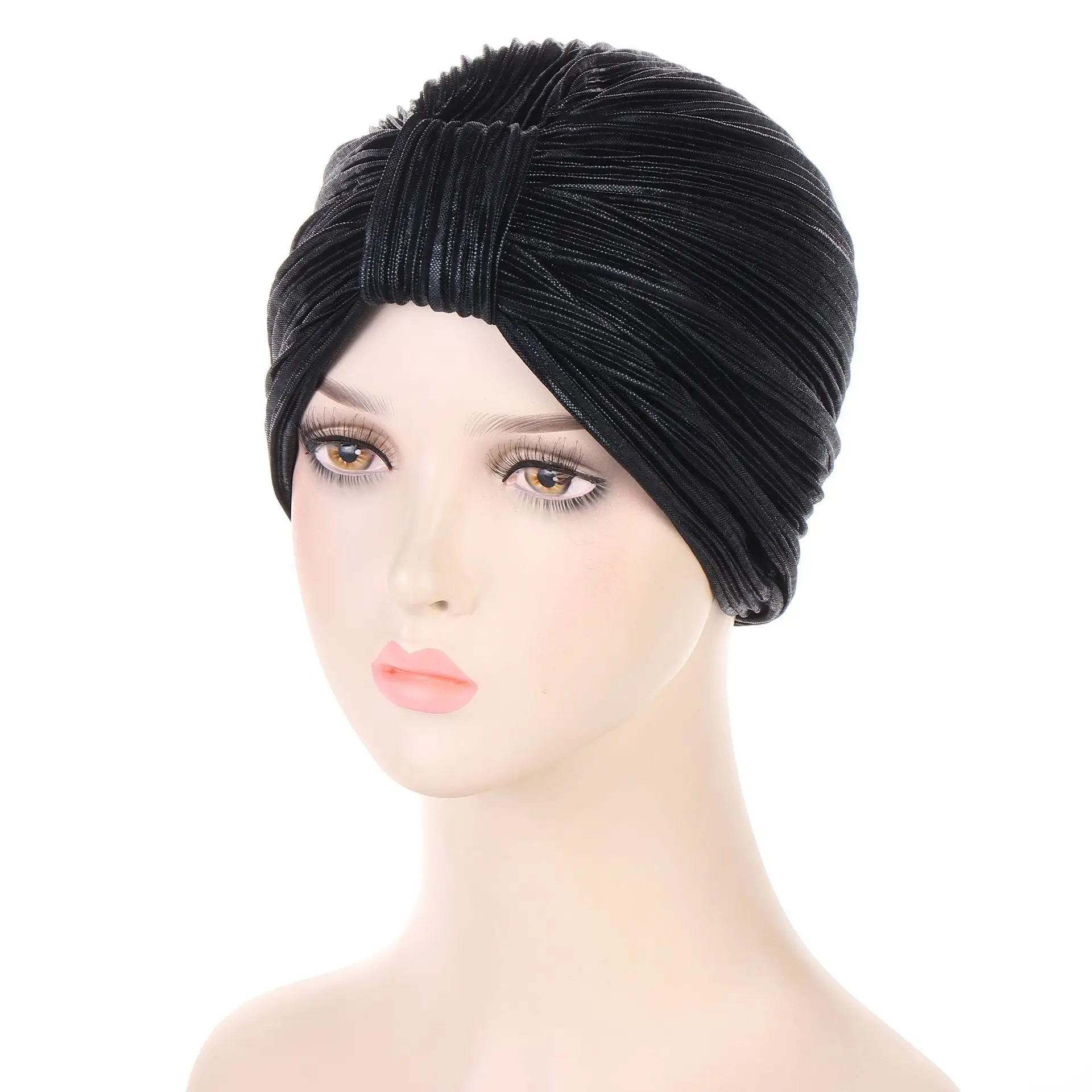 Golden Hair Cap for Women Muslim Bag Cap - Image 2