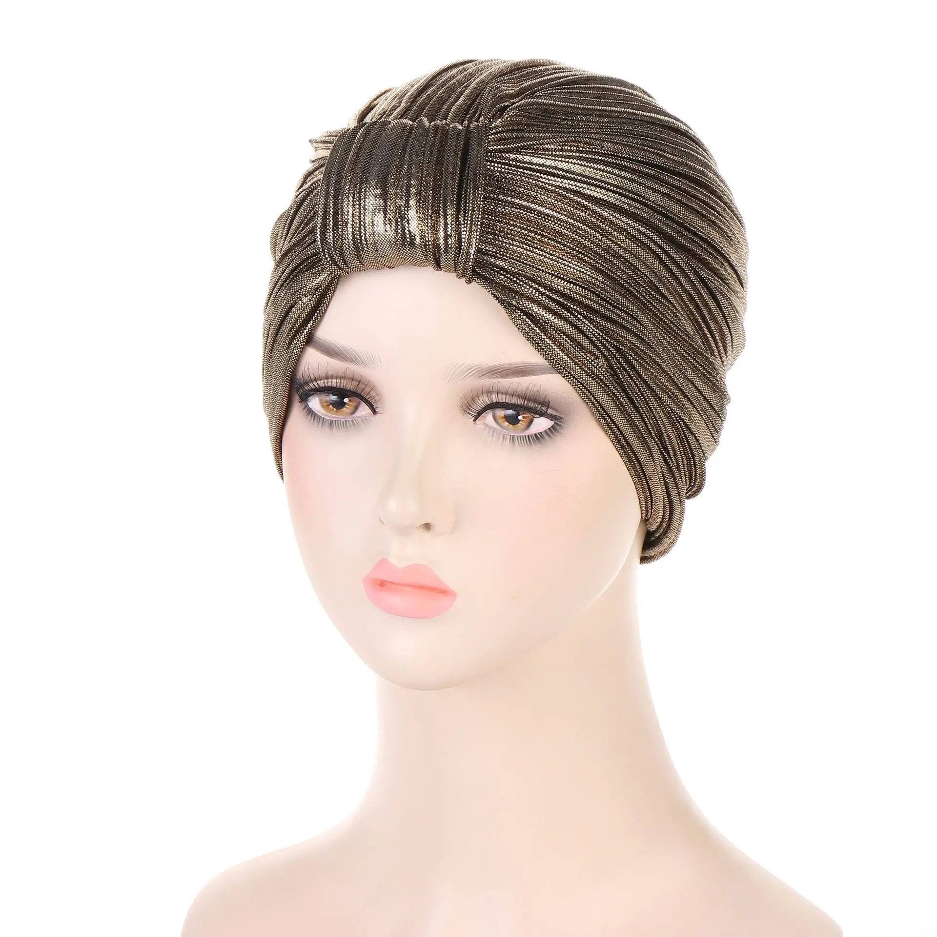 Golden Hair Cap for Women Muslim Bag Cap - Image 4