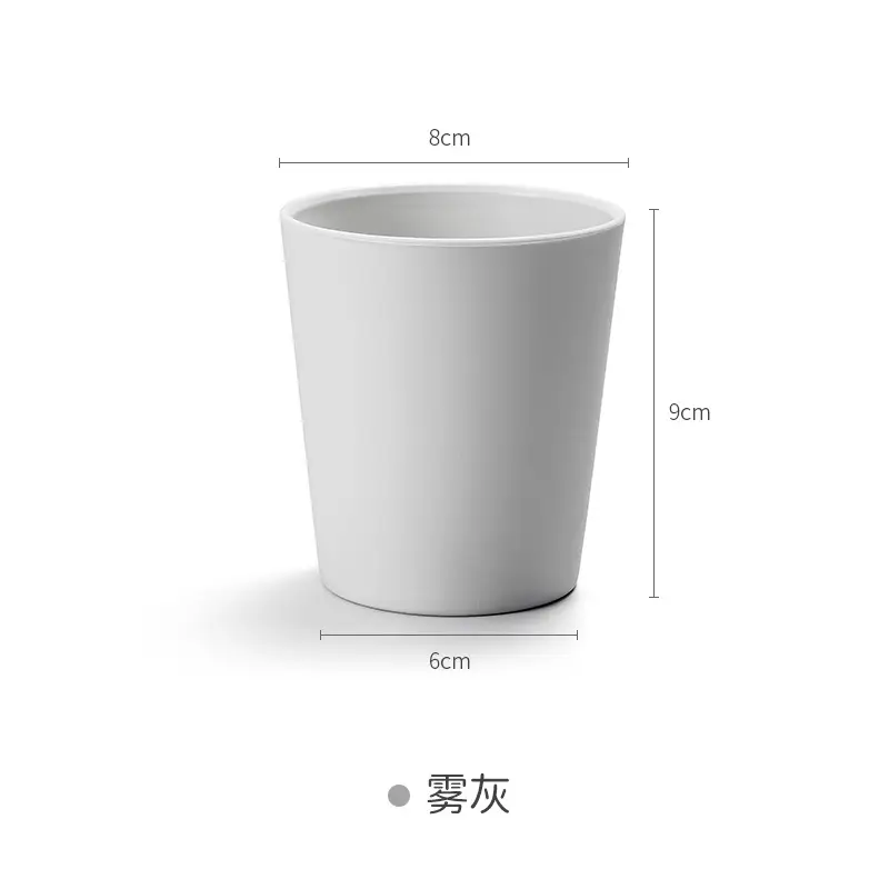 Eco-Friendly Toothbrush Cup Set 8cm High