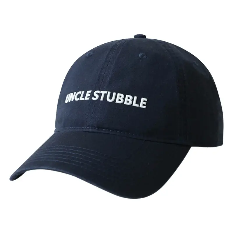 Uncle Stubble Black Baseball Cap Winter All Season
