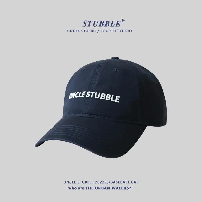 Uncle Stubble Black Baseball Cap Winter All Season