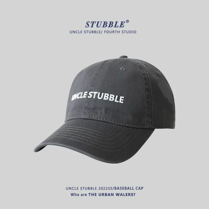 Uncle Stubble Black Baseball Cap Winter All Season