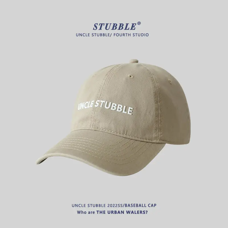 Uncle Stubble Black Baseball Cap Winter All Season