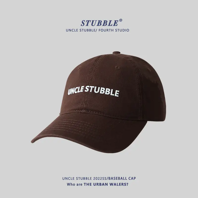 Uncle Stubble Black Baseball Cap Winter All Season