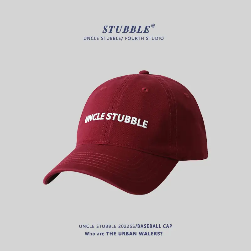 Uncle Stubble Black Baseball Cap Winter All Season