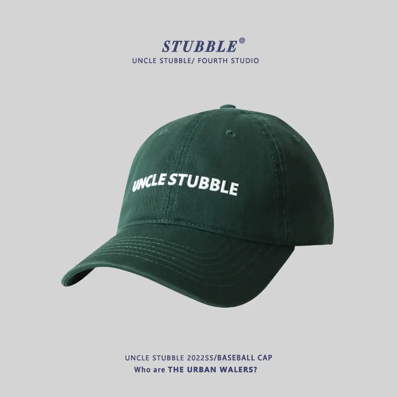 Uncle Stubble Black Baseball Cap Winter All Season