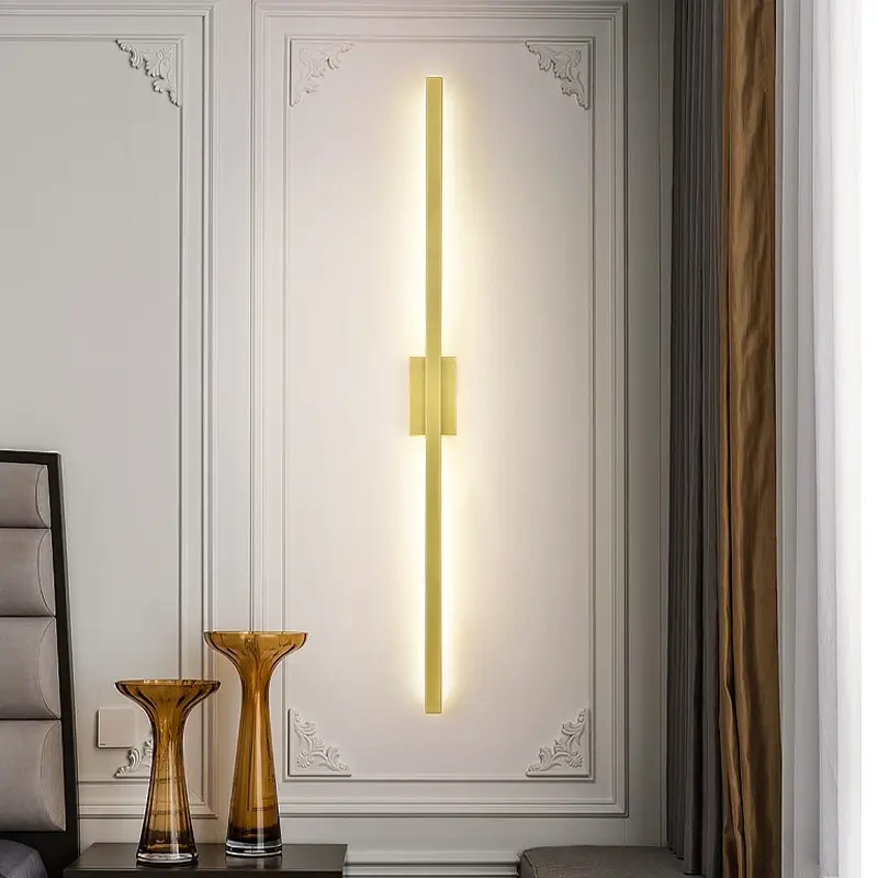 Black Wall Lamp 80cm Modern LED Light - Image 8