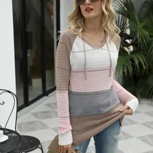 2022 Amazon Autumn T-Shirt U-Collar Sleeve Casual Loose — feature 15