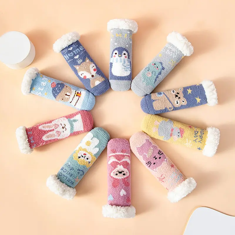 Baby Fleece Lined Warm Socks for Kids
