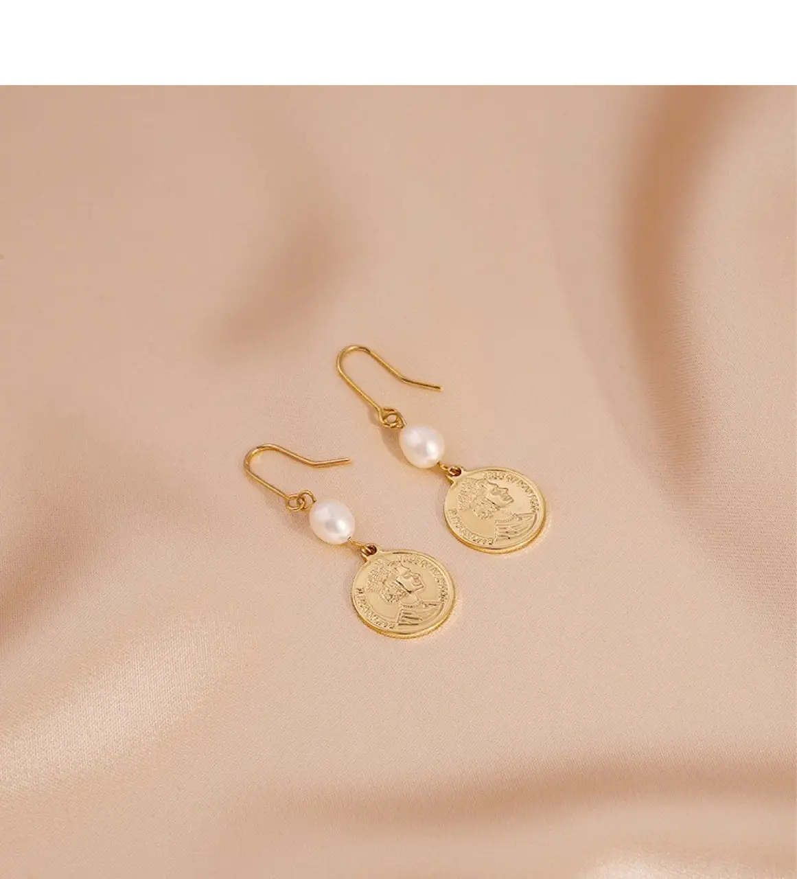 Gold Plated Pearl Earrings for Women — feature 10