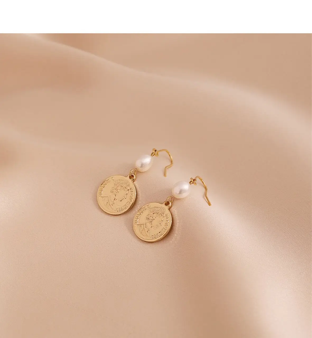 Gold Plated Pearl Earrings for Women — feature 7