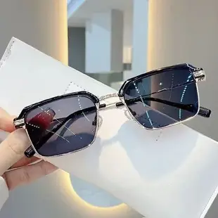 Men Color-Changing Sunglasses with Blue Lenses & Black Frame — feature 5