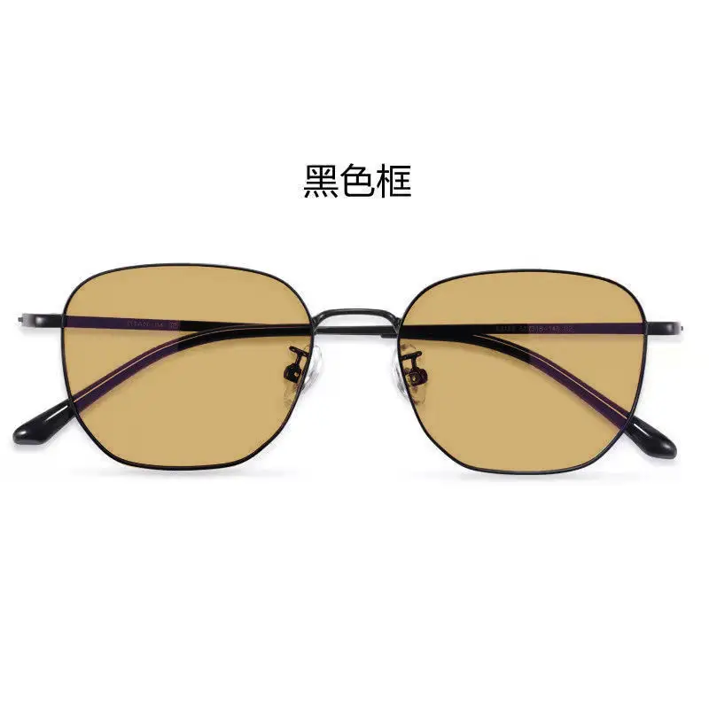 Men Color-Changing Sunglasses with Blue Lenses & Black Frame - Image 8
