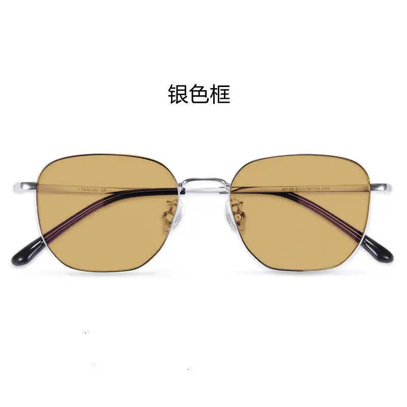 Men Color-Changing Sunglasses with Blue Lenses & Black Frame - Image 9