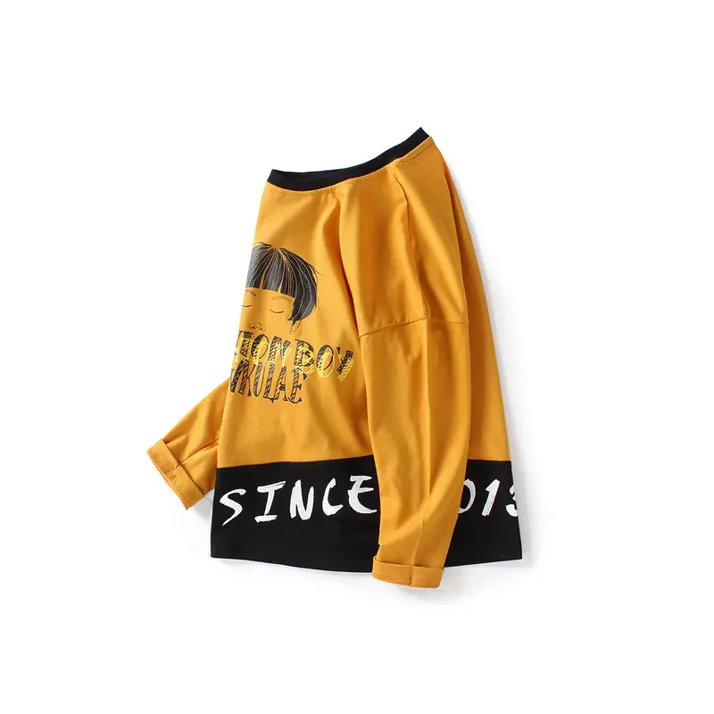 Blue Fashion Boy Sweatshirt for Boys Long Sleeve Printed - Image 5
