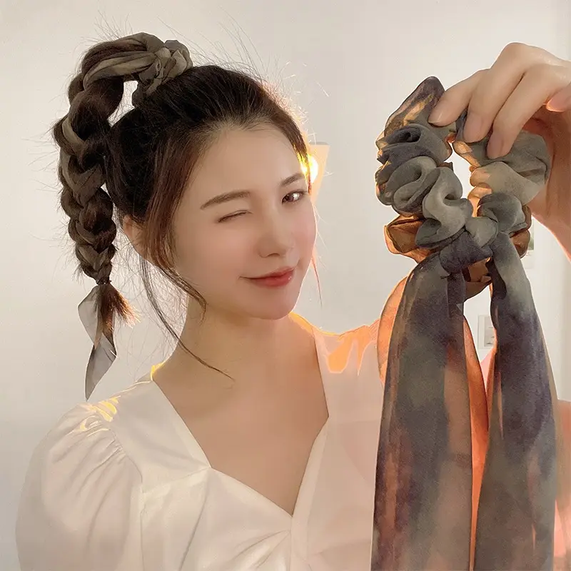 Korean Style Ink Dye Scarf for Women - Image 6