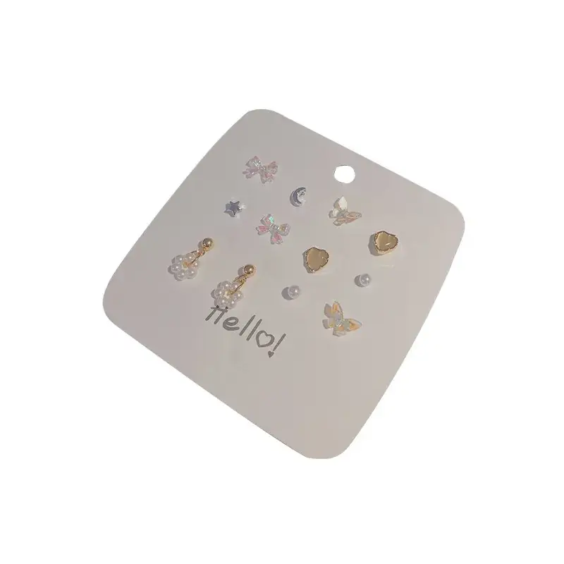 S925 Silver Bow Stud Earrings for Women Cute All Match