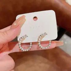S925 Silver Bow Stud Earrings for Women Cute All Match — feature 2