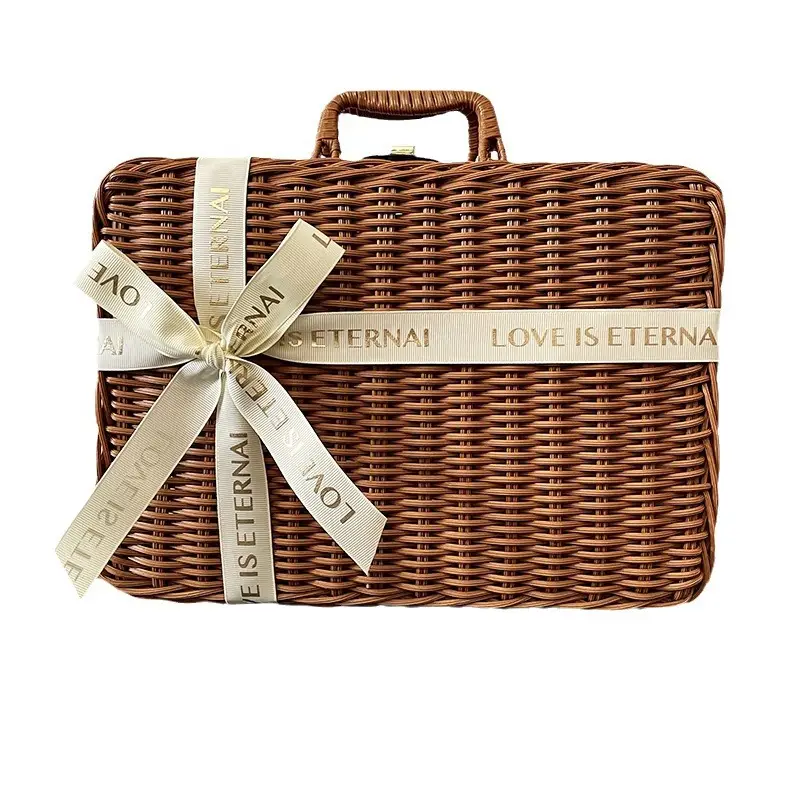 Vintage Woven Gift Box for Wedding & Outdoor Use - Image 25