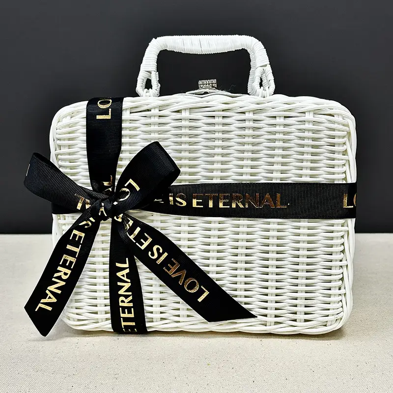 Vintage Woven Gift Box for Wedding & Outdoor Use - Image 17