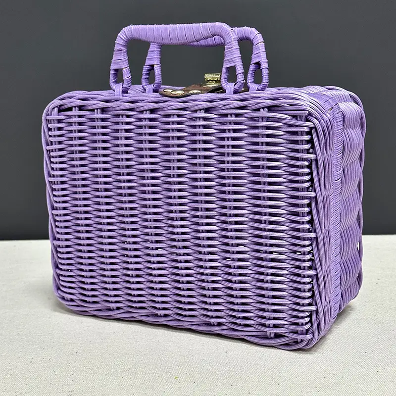 Vintage Woven Gift Box for Wedding & Outdoor Use - Image 21