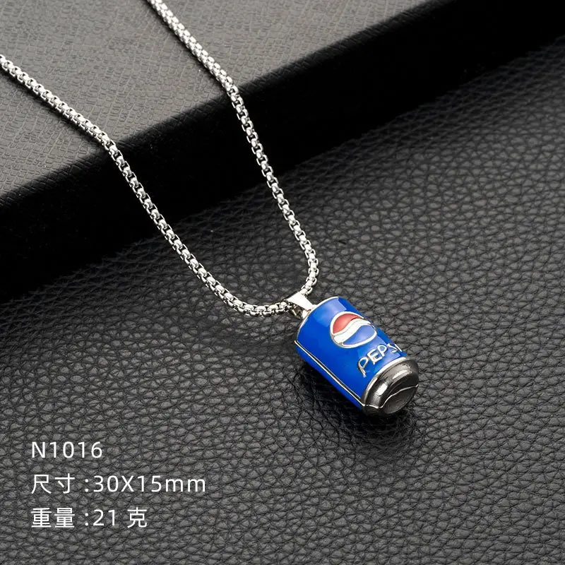 Hip-Hop Six-Pointed Star Titanium Steel Necklace for Men Women - Image 11
