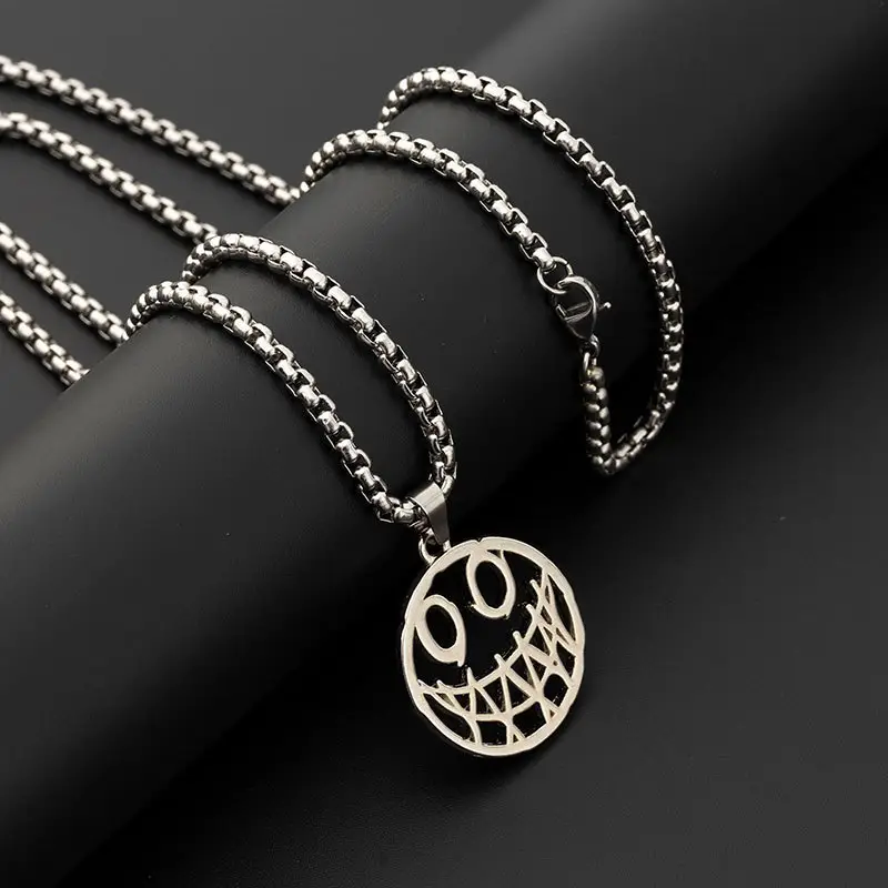 Hip-Hop Six-Pointed Star Titanium Steel Necklace for Men Women - Image 12