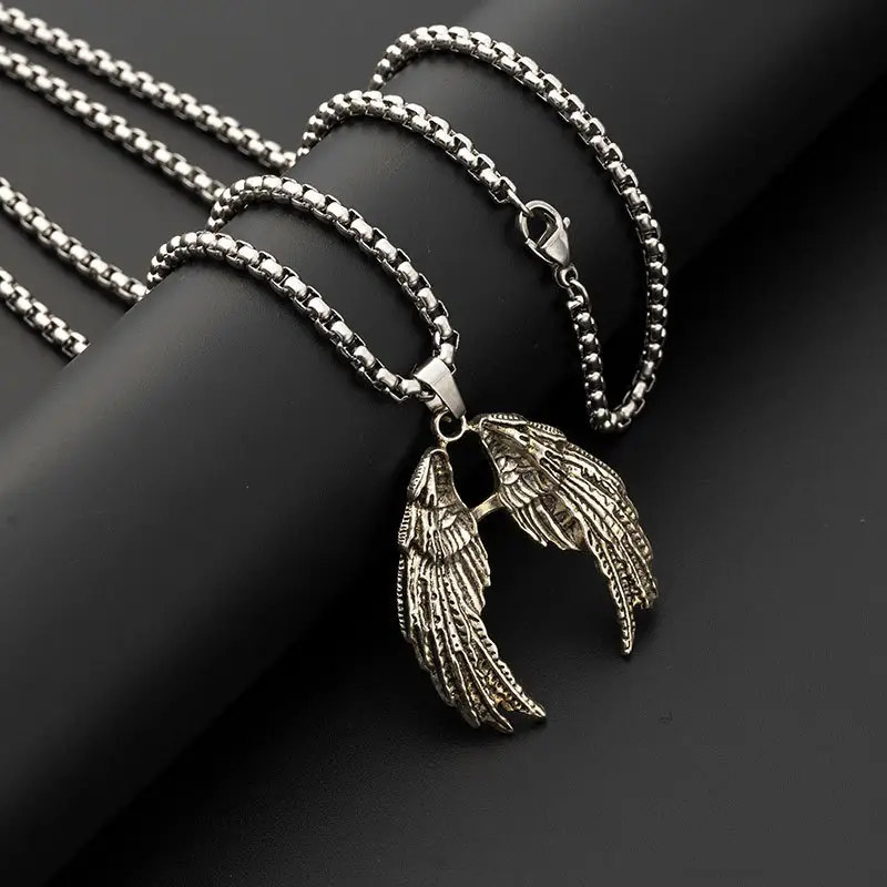 Hip-Hop Six-Pointed Star Titanium Steel Necklace for Men Women - Image 13