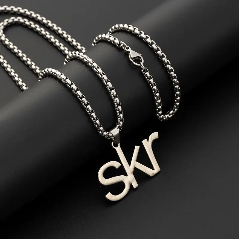 Hip-Hop Six-Pointed Star Titanium Steel Necklace for Men Women - Image 14