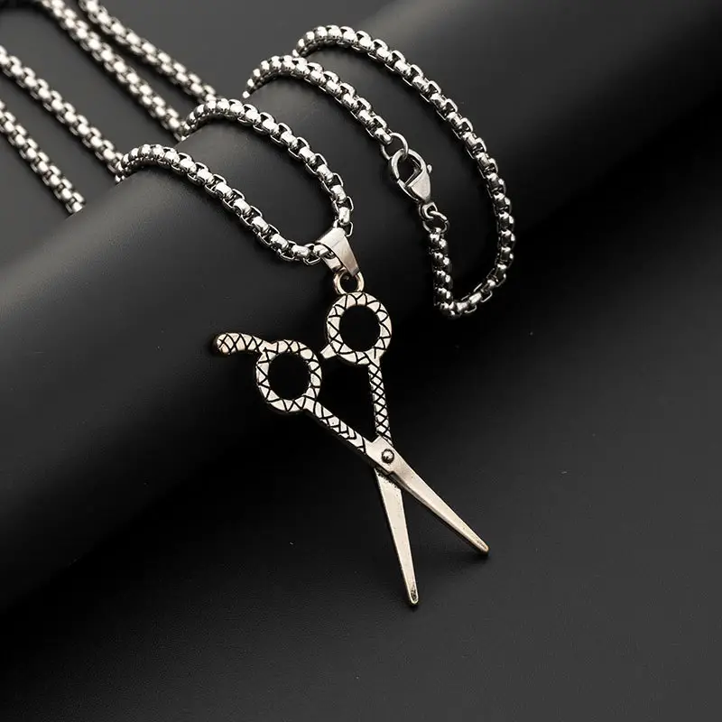 Hip-Hop Six-Pointed Star Titanium Steel Necklace for Men Women - Image 16