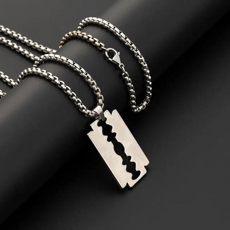 Hip-Hop Six-Pointed Star Titanium Steel Necklace for Men Women - Image 18